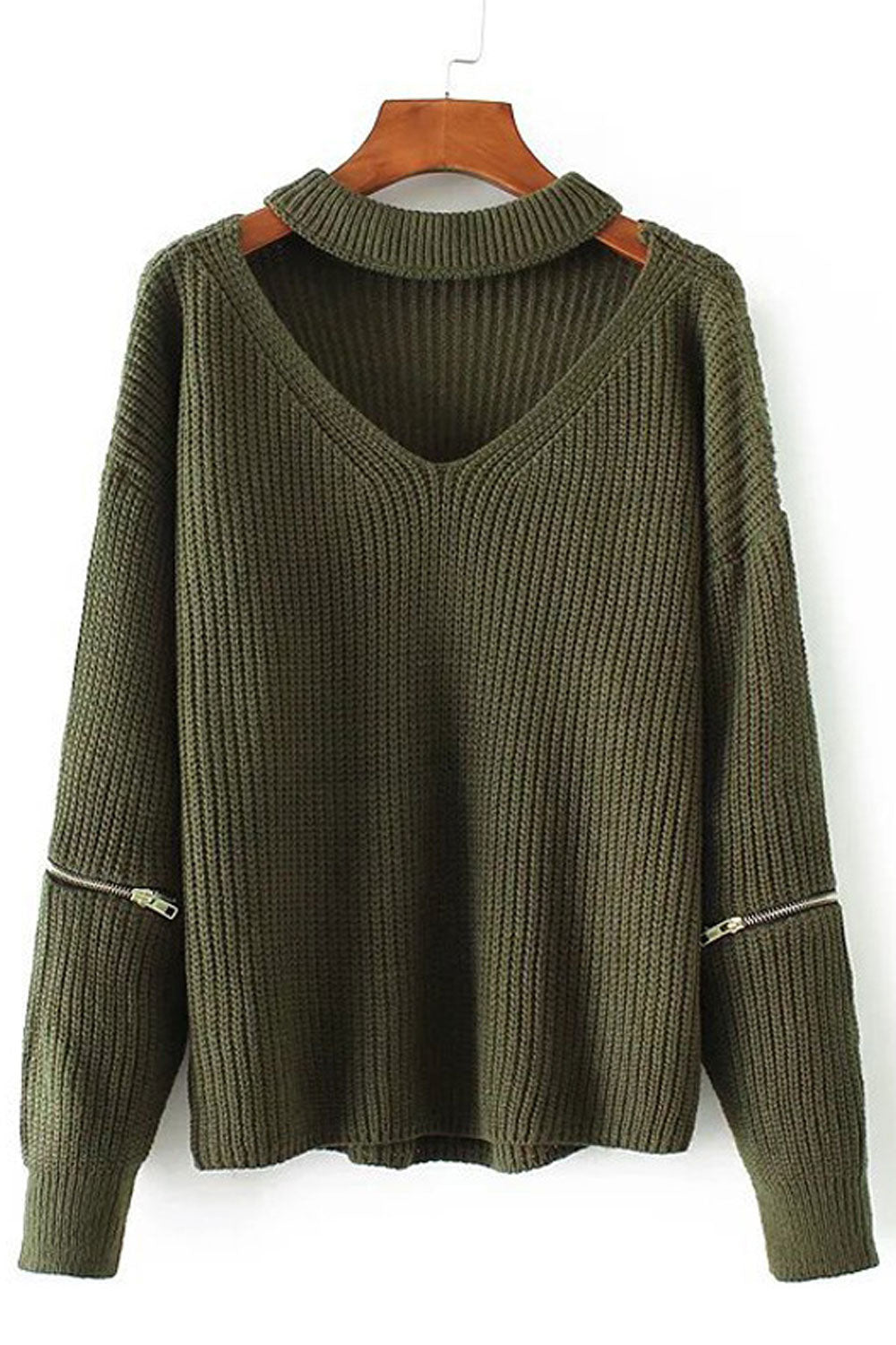 Women Stylish V-Neck Thick & Stretchable Long Sleeve Winter Casual Sweater