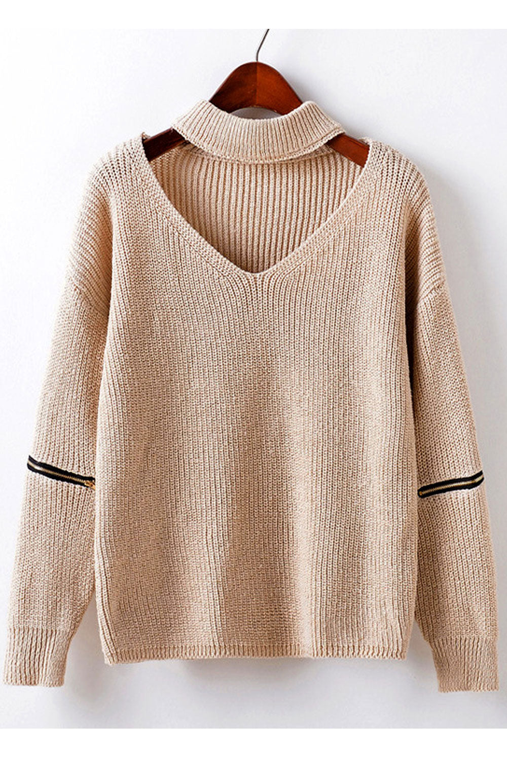 Women Stylish V-Neck Thick & Stretchable Long Sleeve Winter Casual Sweater