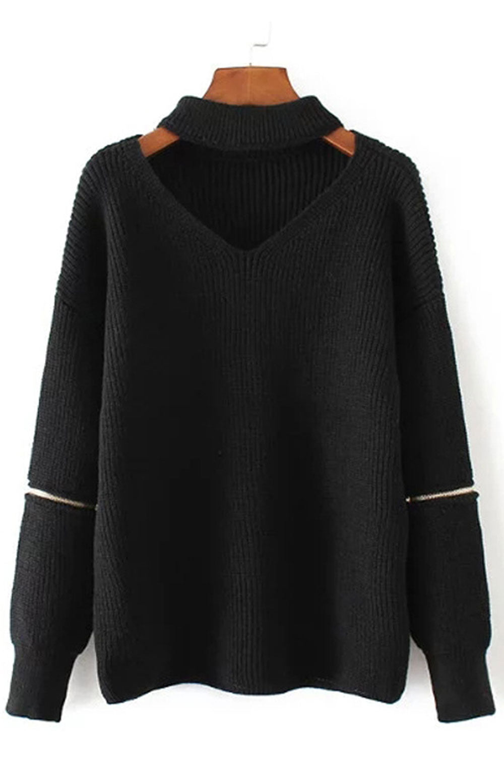 Women Stylish V-Neck Thick & Stretchable Long Sleeve Winter Casual Sweater