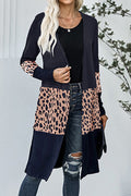 Women Stylish Cmaouflage Print Cozy Long Sleeve Loose Fit fashionic Winter Cardigan