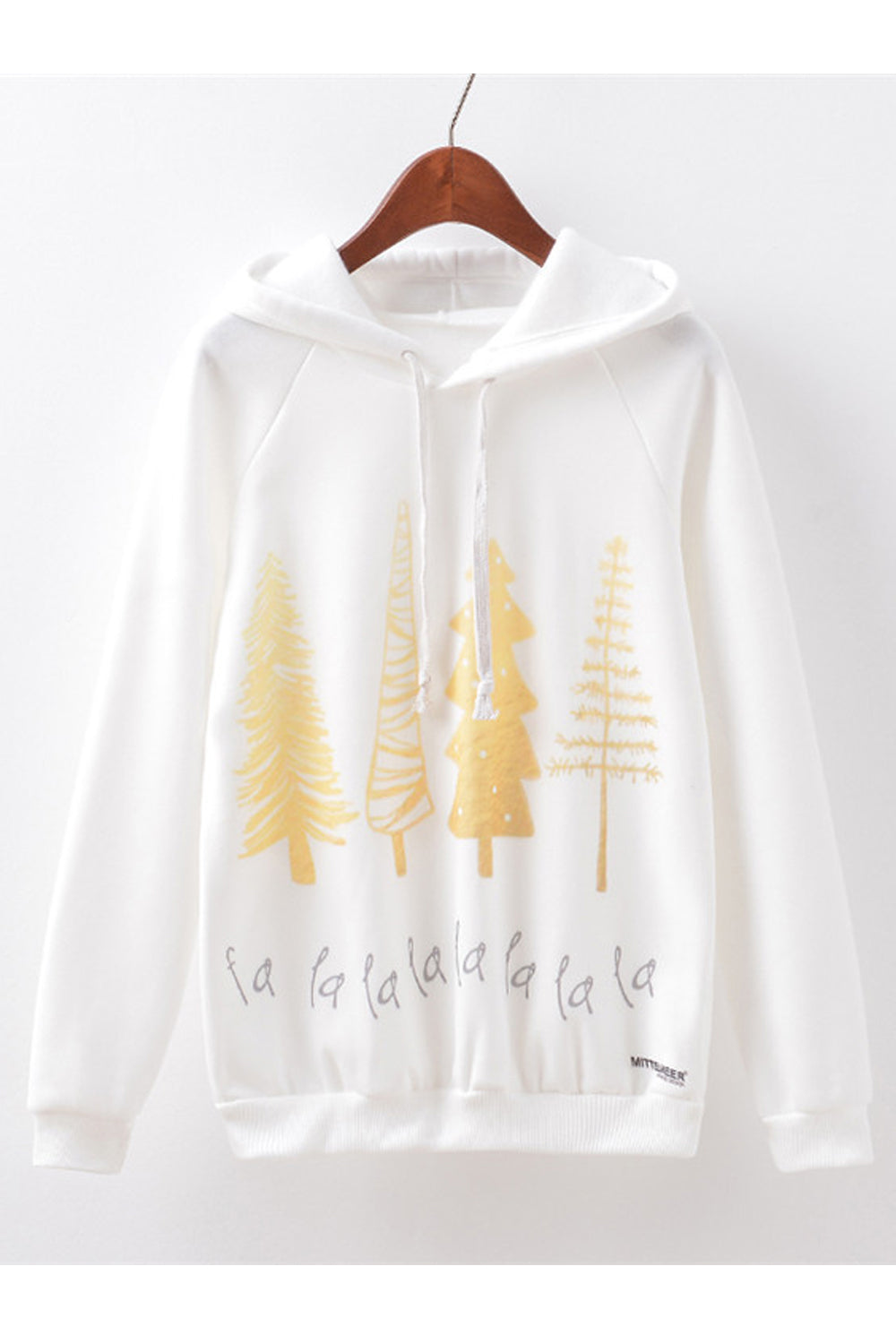 Women Restful & Soft Long Sleeve Lovely Printed Pattern Winter Warm Pullover Casual Hoodie