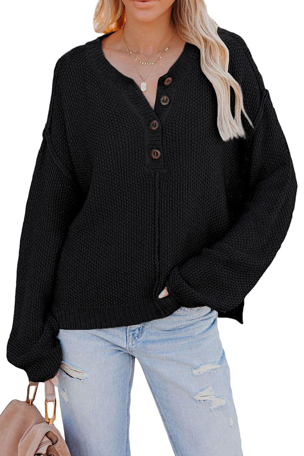 Women Awesome Solid Colored Half Open Collar Long Sleeve Winter Windbreaker Sweater