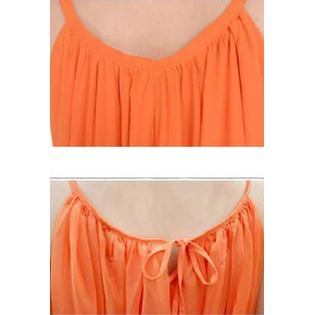 Women Lace Chiffon Halter Dress