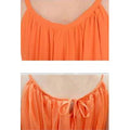 Women Lace Chiffon Halter Dress