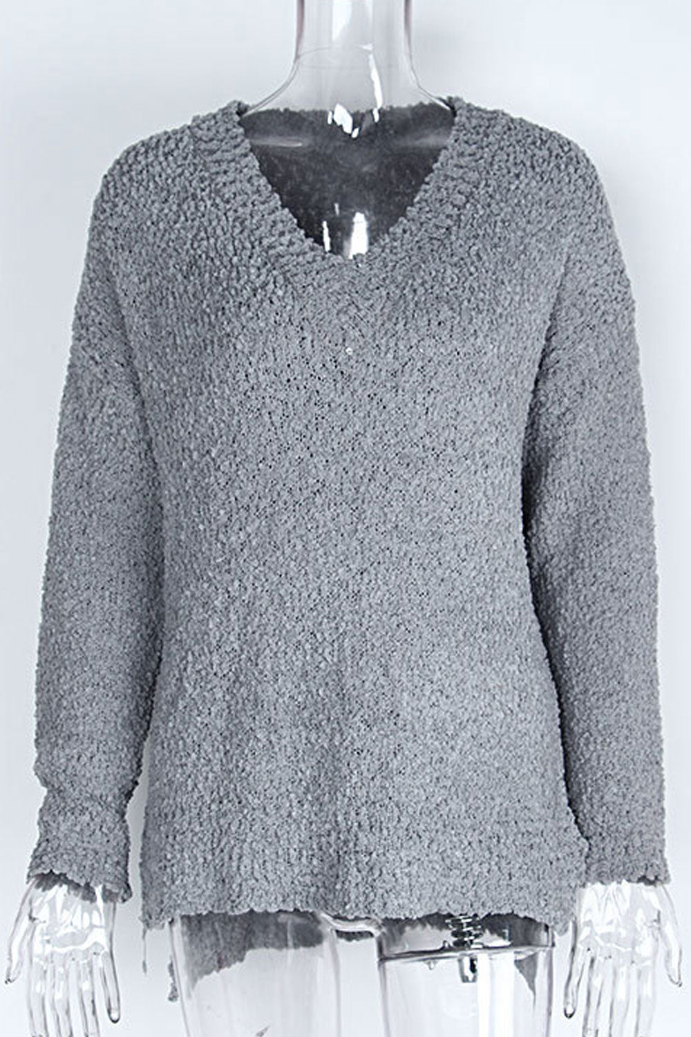 Women Exceptional Soft & Warm Material Constructed Loose Fit Knitted Winter Sweater