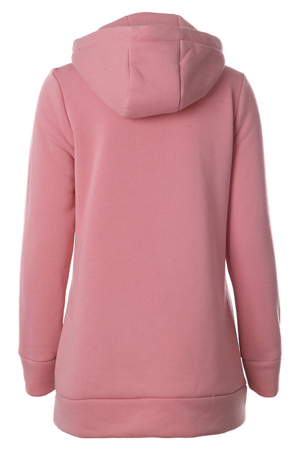 Women Attractive Designed Solid Pattern Excellent Zip Closure Winter Hoodie
