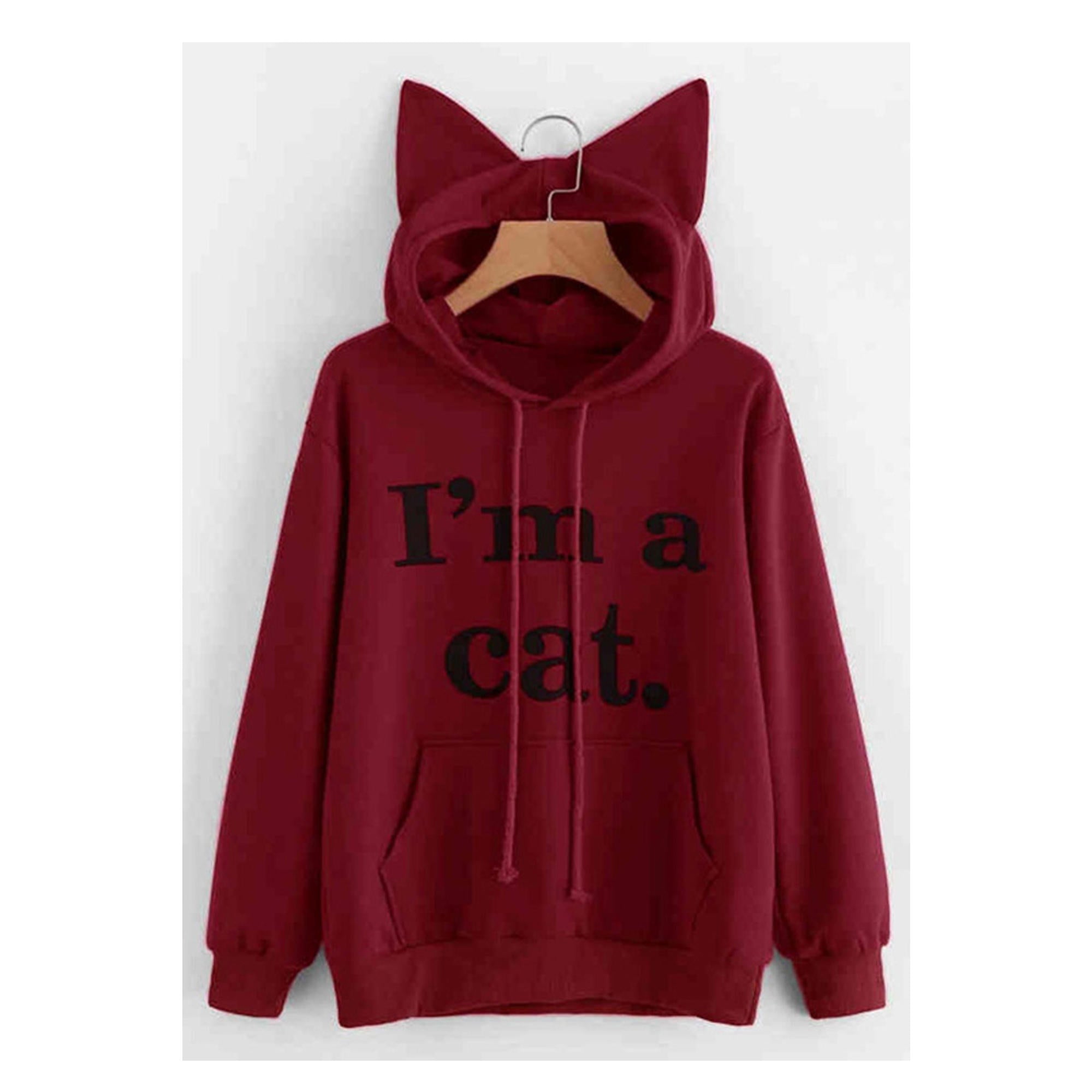Women Graphic Printed Loose Casual Hoodie