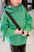 Kid Girls Long Sleeves Soft Fake Ears Thickened Hoodie