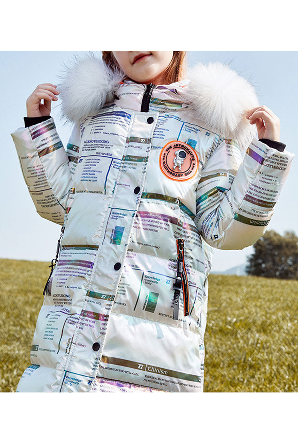 Kids Girls News Paper Style Special Jacket