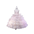 Kids Girls Beautiful Party Wedding Lace Dress