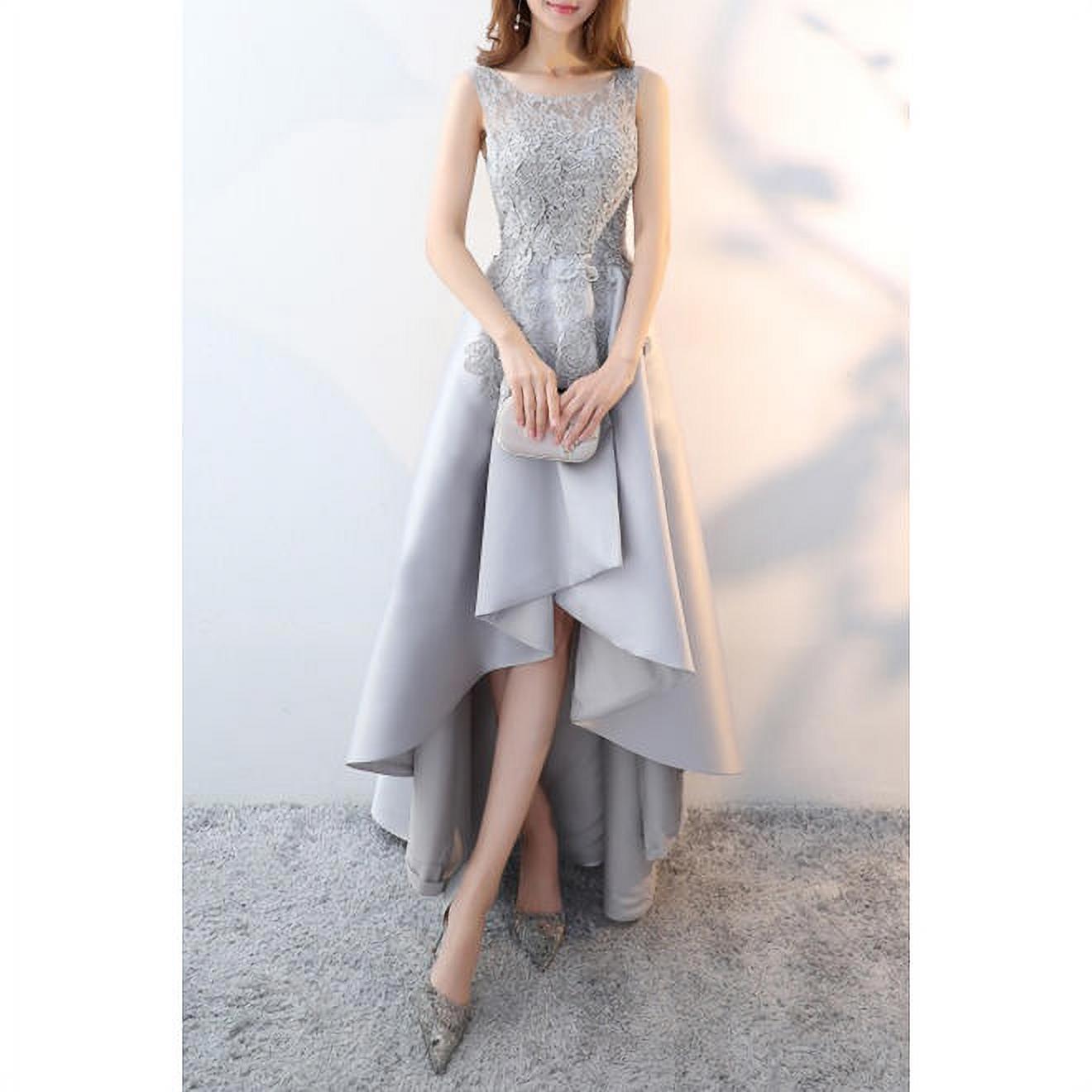 Women Round Neck Elegant Party Dress