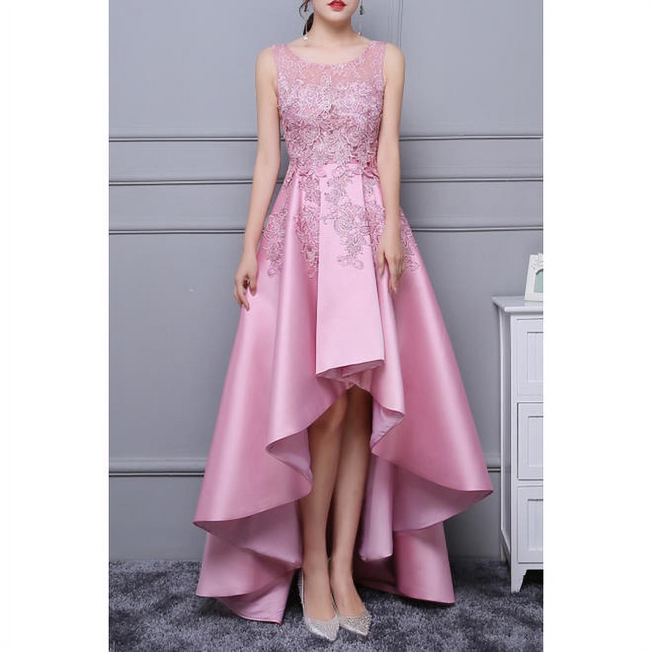 Women Round Neck Elegant Party Dress