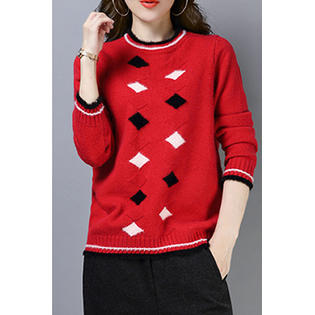 Women Elegant Solid Colored Turtle Neck Knitted Warm Sweater