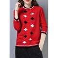Women Elegant Solid Colored Turtle Neck Knitted Warm Sweater
