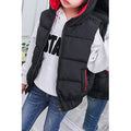 Kids Girls Puffy Style Full Zipper Casual Vest