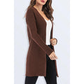 Women Stylish Long Sleeved Solid Cardigan