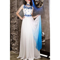 Junior High Neck Beautiful Evening Dress