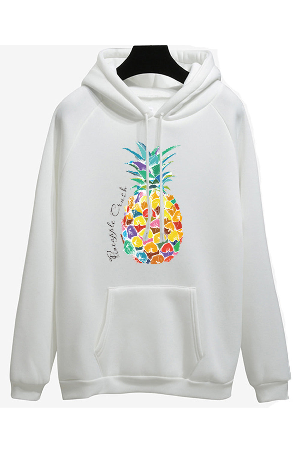 Women Beautiful Colorful Printed Long Sleeve Adjustable Drawstring Ribbed Hem Winter Hoodie