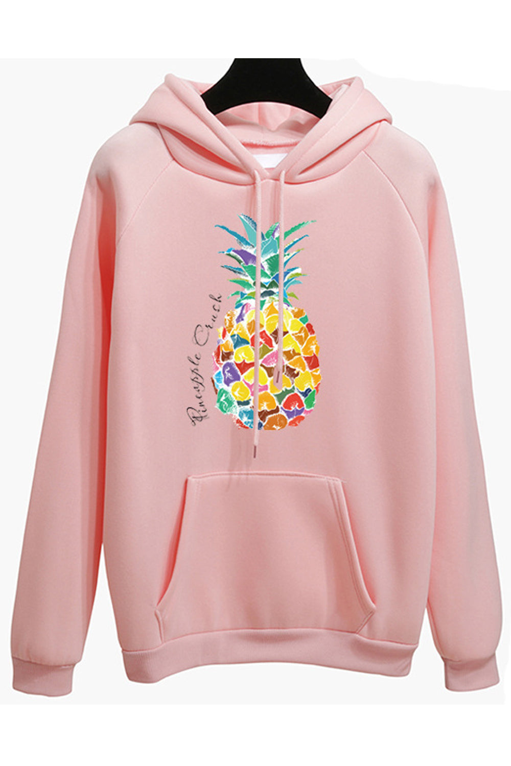 Women Beautiful Colorful Printed Long Sleeve Adjustable Drawstring Ribbed Hem Winter Hoodie