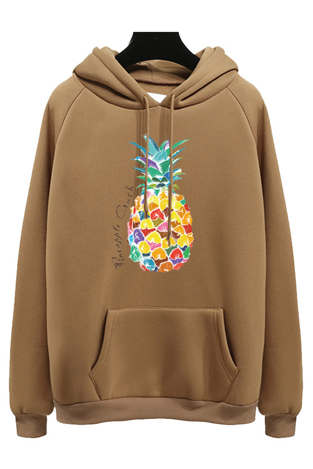 Women Beautiful Colorful Printed Long Sleeve Adjustable Drawstring Ribbed Hem Winter Hoodie