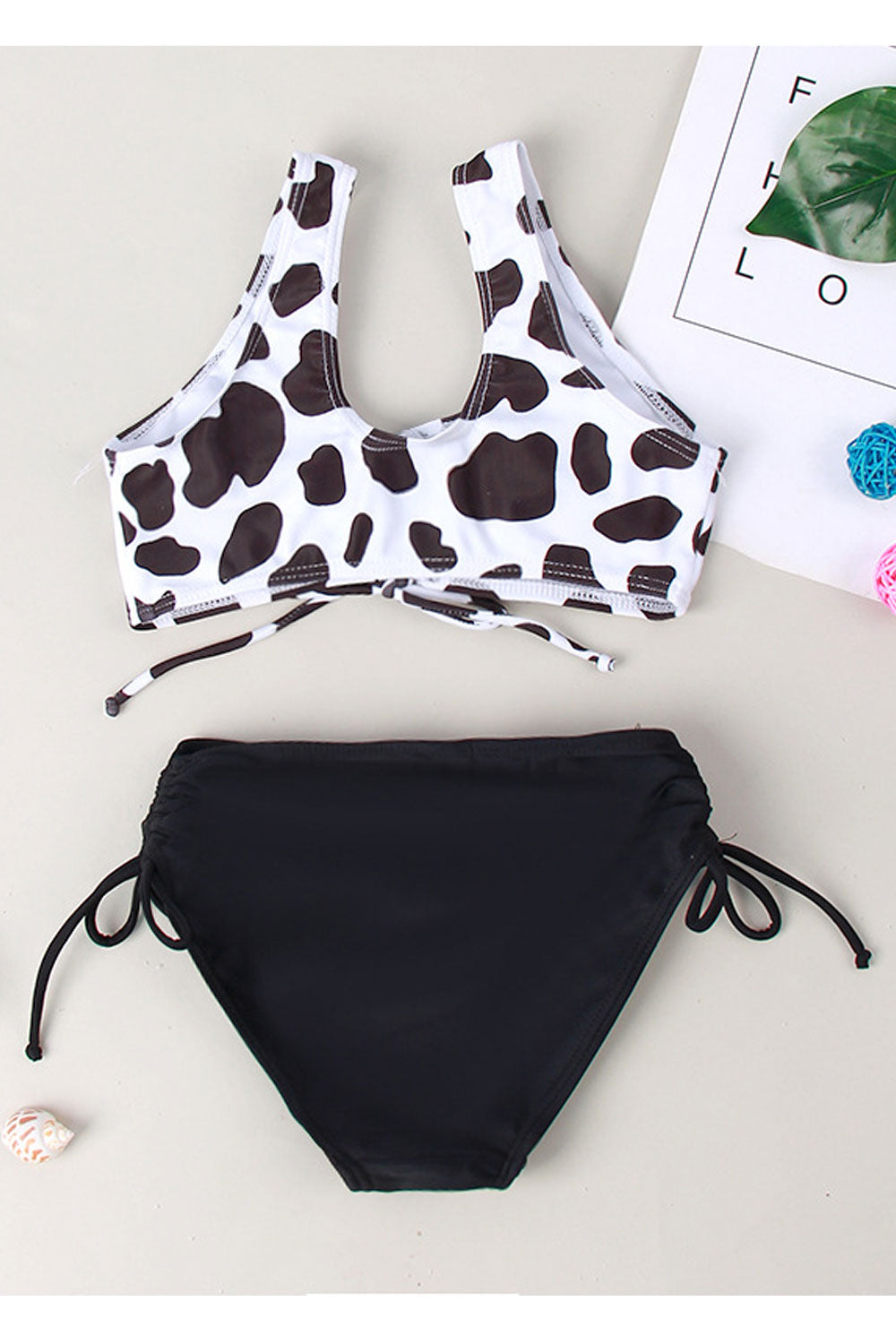 Baby Girls Summer Fashion Two Piece Bikini Swimsuit Set