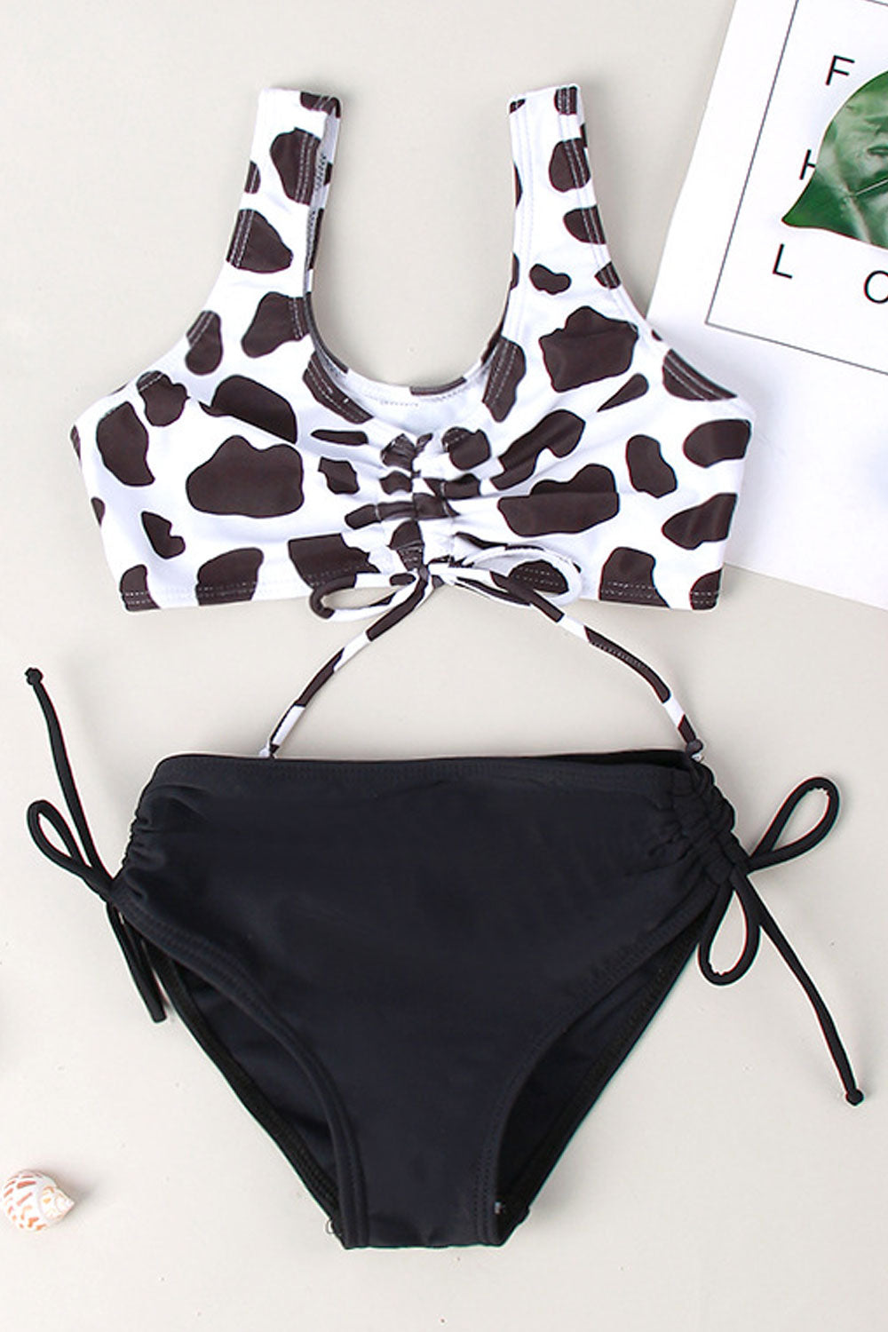 Baby Girls Summer Fashion Two Piece Bikini Swimsuit Set