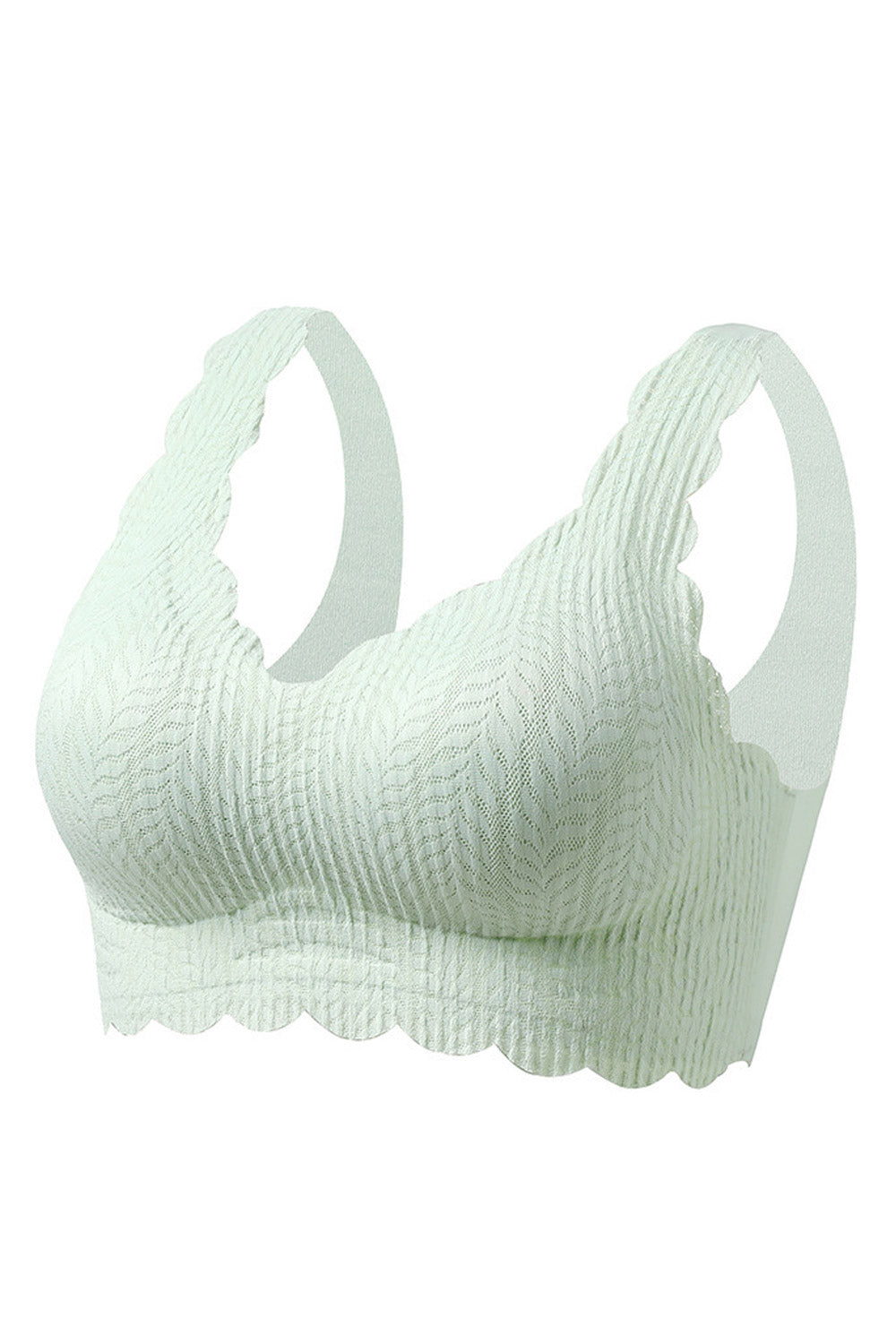 Women's Plus Bra Sleep Lace Rose Support Air Bra Max Floral Wire