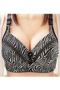 Woman's Fashion Wire Free Comfortable Up Hollow Out Backless Bra