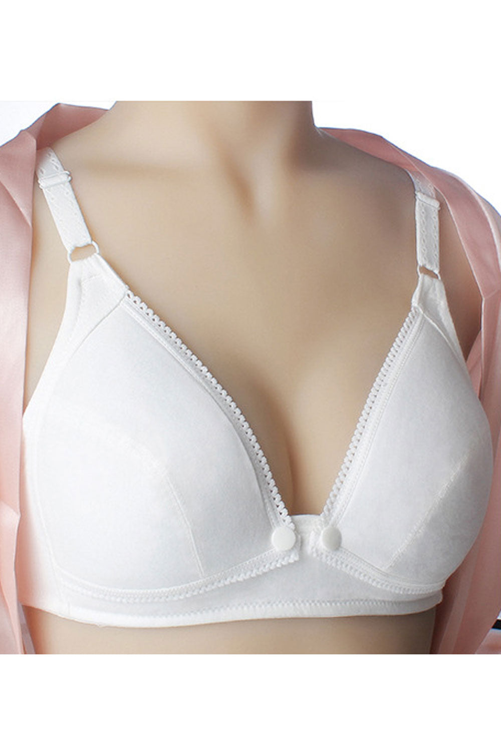 Women Plus Thin Wireless Push Up Bra Comfort Breathable Nursing Bra