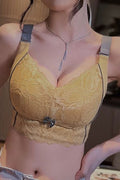Women Plus Big Chest Show Small And Thin Summer Adjustment Push-up Bra