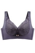 Womens Plus Underwire Bra Lace Floral Full Coverage Bra