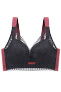 Women Plus Fashion Lace Thin Cup Adjustment Bra