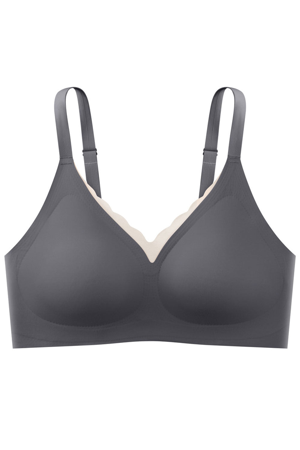 Women New Beautiful, Gathering, Traceless, Breathable, Push-Up,Anti-Fading, Adjustable, Comfortable, Fixed Shoulder Straps Back