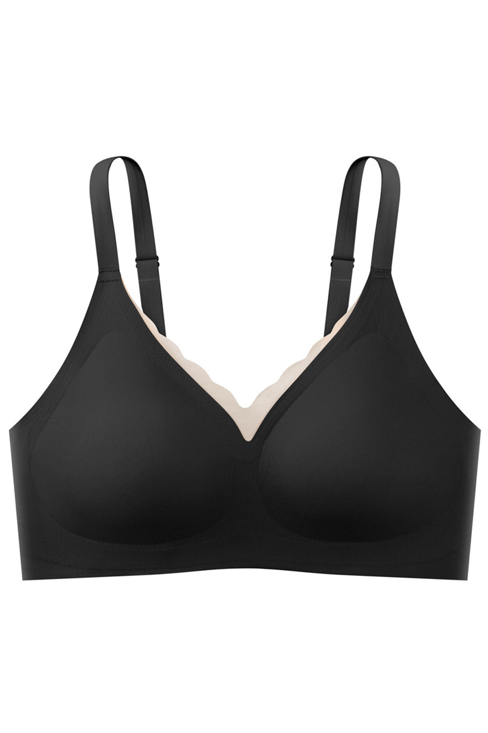 Women New Beautiful, Gathering, Traceless, Breathable, Push-Up,Anti-Fading, Adjustable, Comfortable, Fixed Shoulder Straps Back