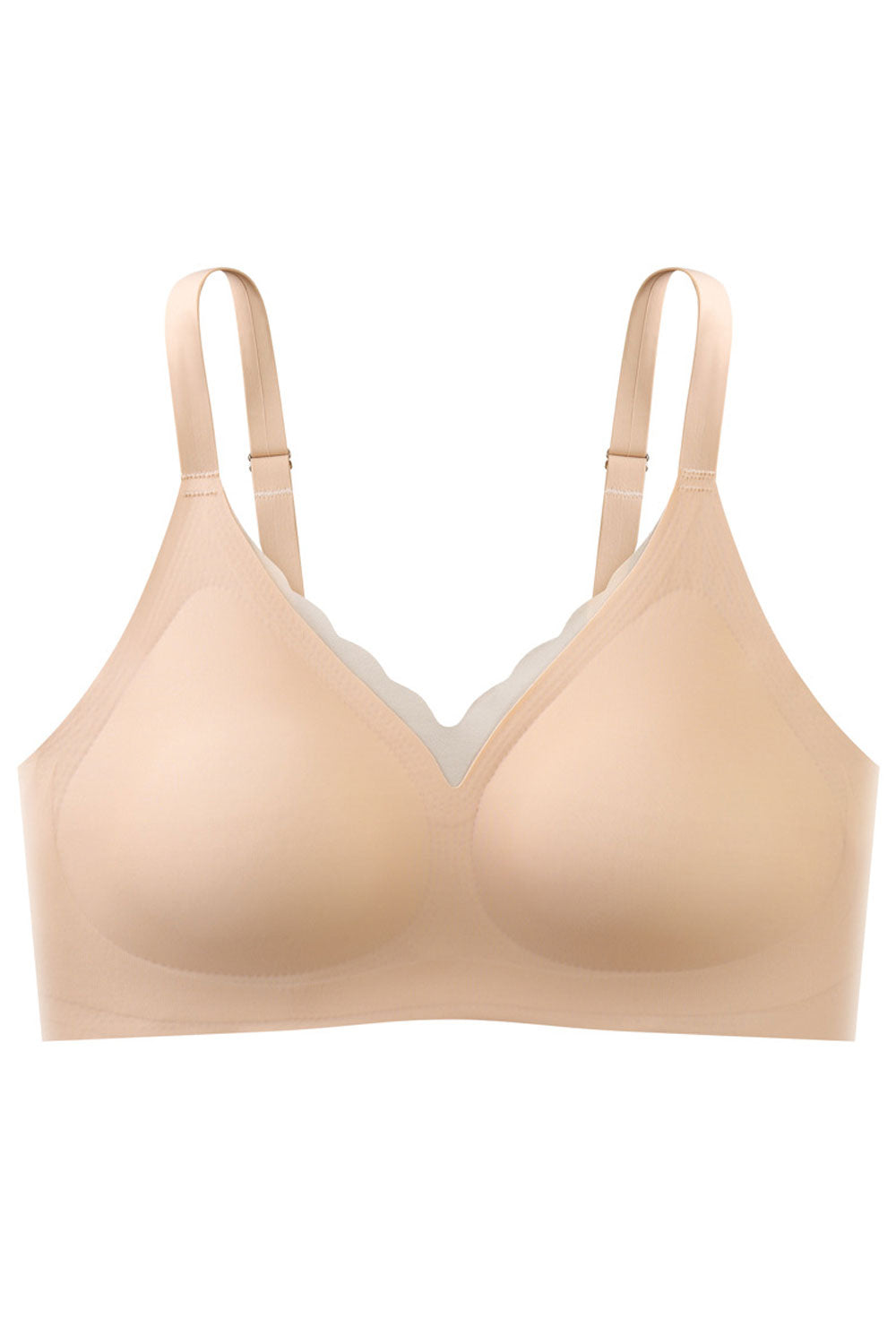 Women New Beautiful, Gathering, Traceless, Breathable, Push-Up,Anti-Fading, Adjustable, Comfortable, Fixed Shoulder Straps Back