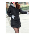 Women Fashion Winter Zip Up Cotton Padded Jacket