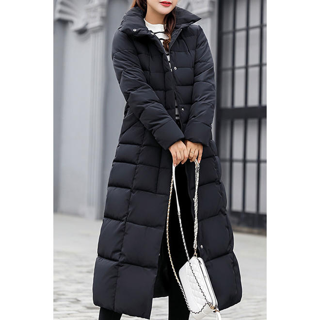 Women Cotton Warm Padded Zip Up Winter Jacket