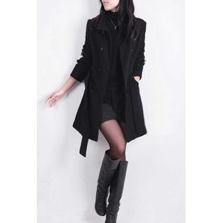 Women Slim Fit Button Closue Full Seeve Autumn & Winter Coat