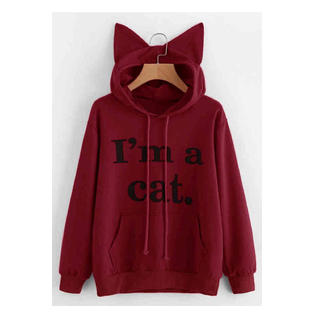 Women Graphic Printed Loose Casual Hoodie