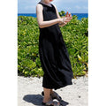 Kids Girls Simple Solid Colored Sleeveless Lightweight Tremendous Superb Dress