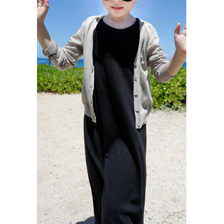 Kids Girls Simple Solid Colored Sleeveless Lightweight Tremendous Superb Dress