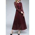 Junior Elegant Mid Length Half Sleeve Tremendous Solid Colored Breathable Dress