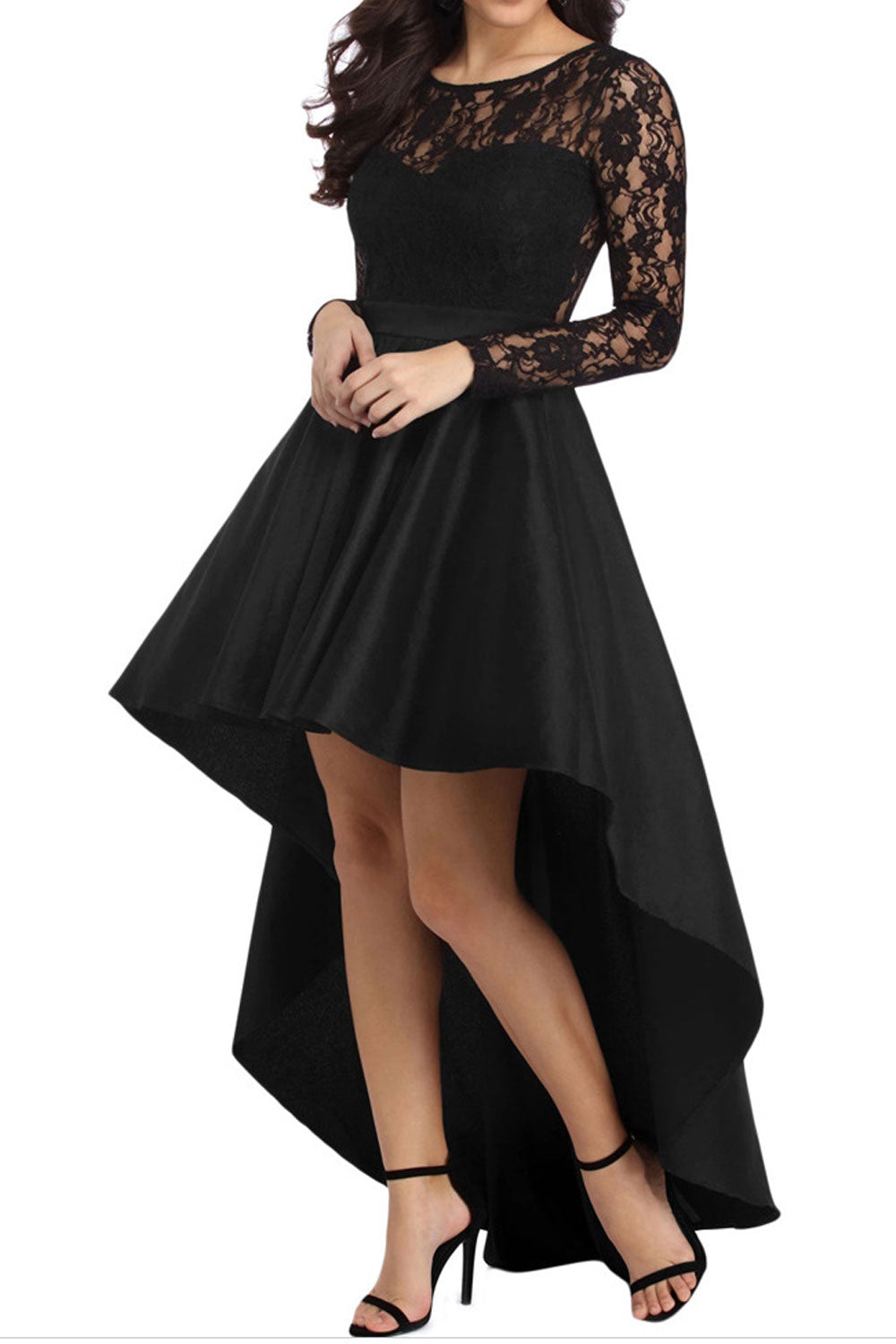 Women Maxi Style Back Long Hem Slim Fit Dress