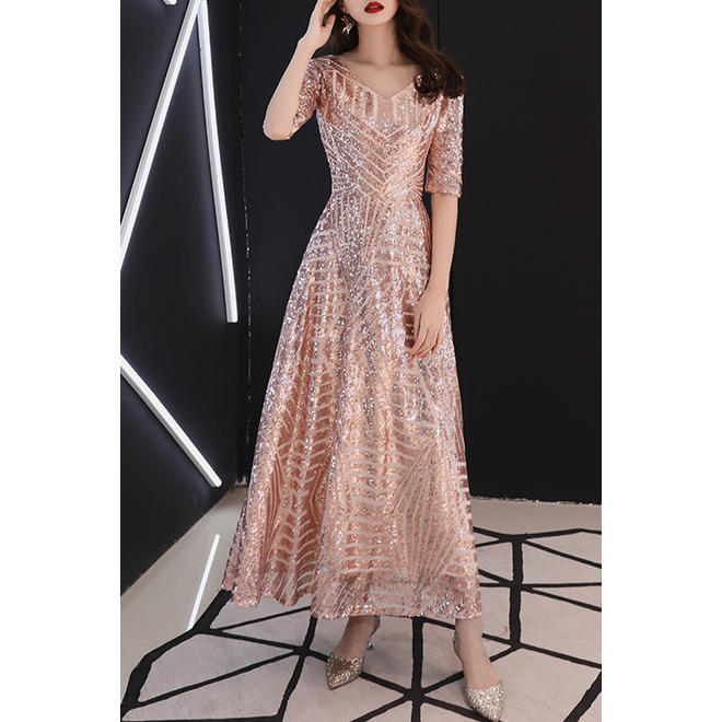 KettyMore Women Sequin Decorated Elegant Evening Dress