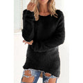 Women Fashion Solid Colored Warm Sweater