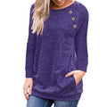 Women Relaxing Loose Body Fit Pockets Top