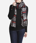 Women's Fashion Animal Print Skinny Scarf