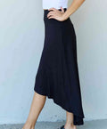 Women's Ninexis First Choice High Waisted Flare Maxi Skirt in Black