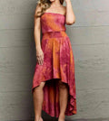 Women's Ninexis In The Mix Sleeveless High Low Tie Dye Dress
