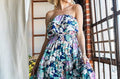 Women's Cotton Bleu by Nu Label Ruffled Floral Midi Dress